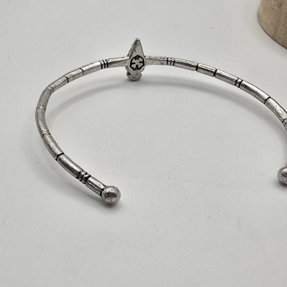 Sterling Silver Marcasite Cuff 925 Bracelet